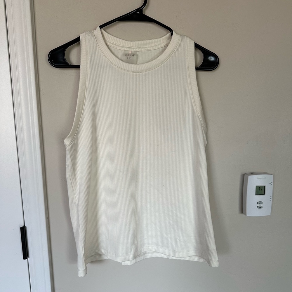 White tank top